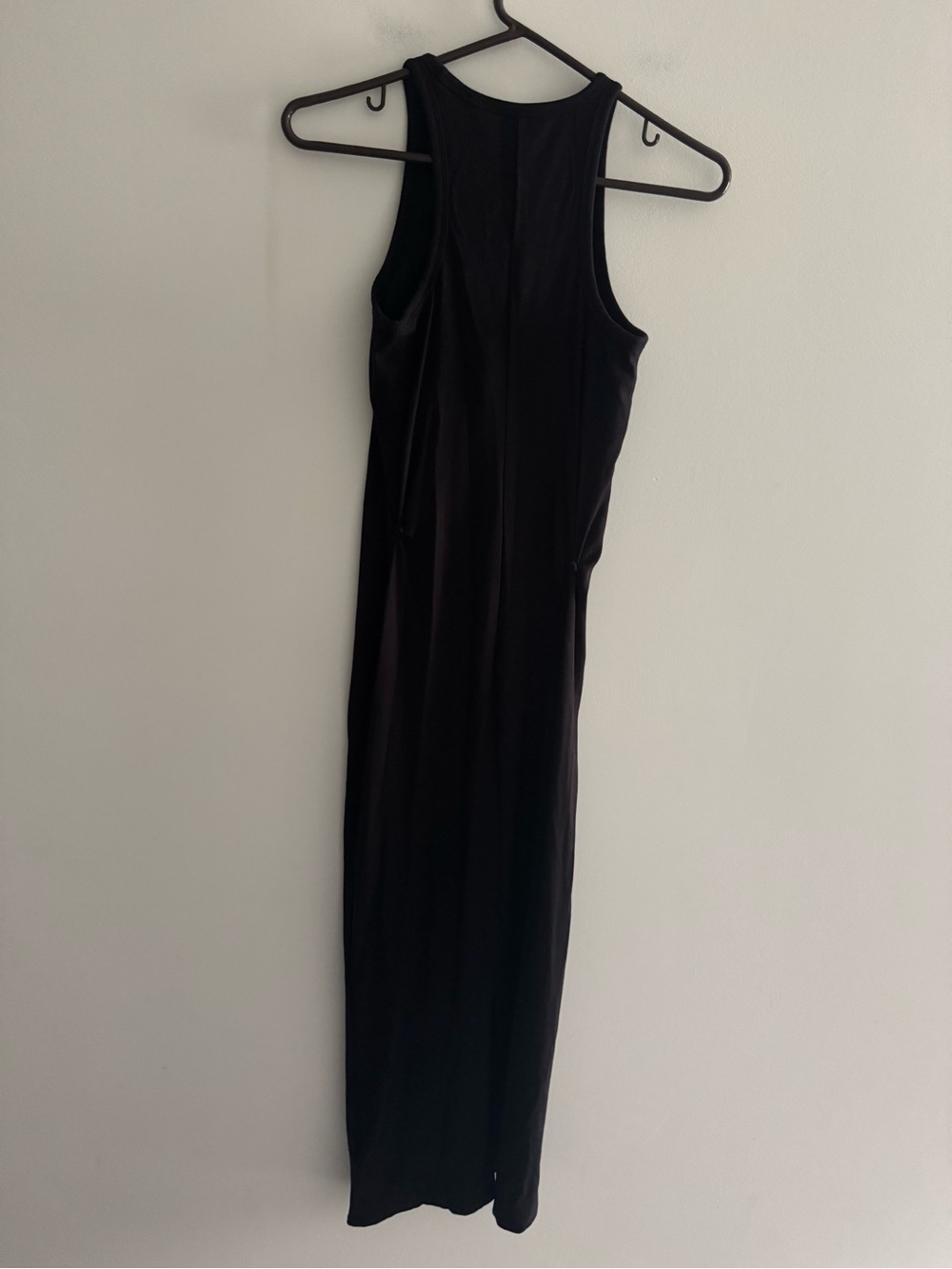 Athleta Black Sleeveless Knot-Detail Maxi Dress - Picture 6 of 7